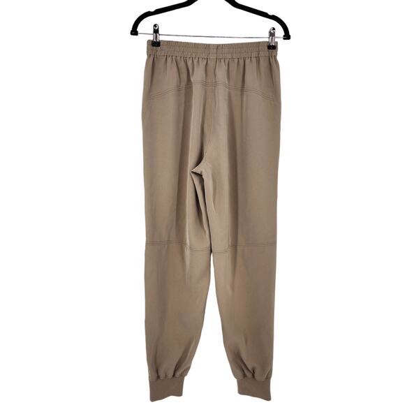 Rag & Bone Crepe Jogger Relaxed Fit High Rise Pant Clay Color Size Small - Picture 7 of 7